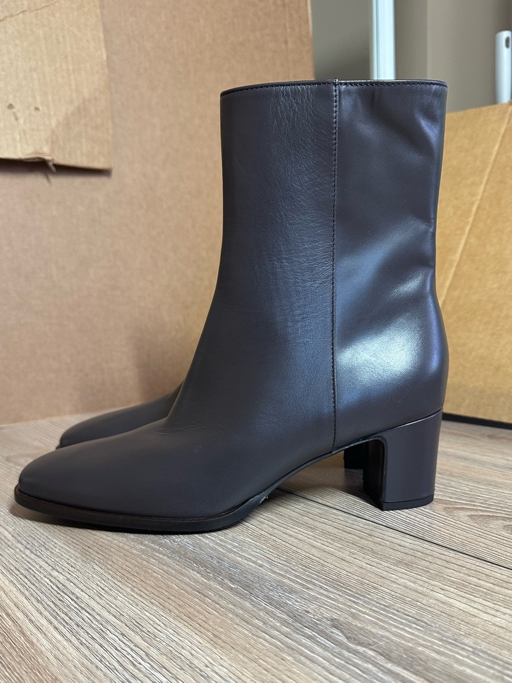 Jenni Kayne Bobby boot chocolate brown leather NWOT - Picture 2 of 12